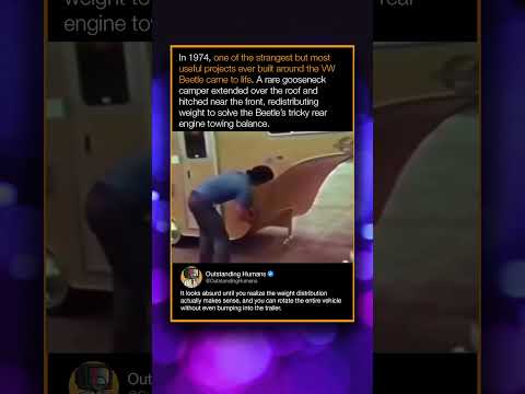 In 1974, one of the strangest but most useful projects ever built around the VW Beetle