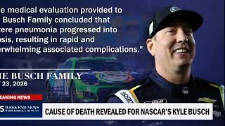 NASCAR star Kyle Busch died from severe pneumonia that progressed into sepsis. #kylebusch #NASCAR