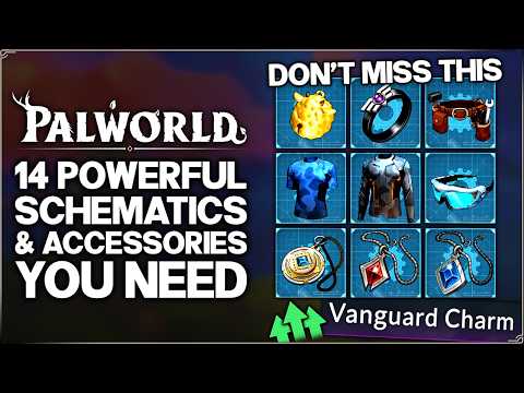 Palworld 1.0 - New Best OP Accessories & Schematics You Need - POWERFUL Gear Location Guide & More!