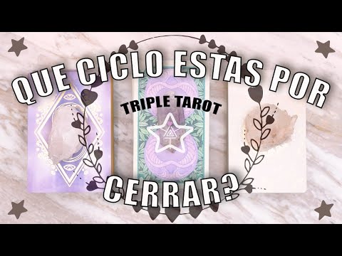 Qué ciclo estás por cerrar? 🔁∞✨🧿Tarot interactivo atemporal