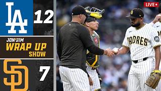 Padres vs Dodgers Postgame Wrap Up Show: Dodgers 12 Padres 7