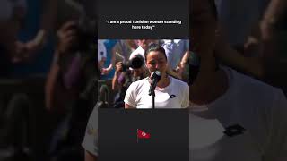 Ons Jabeur speech about Tunisian woman's