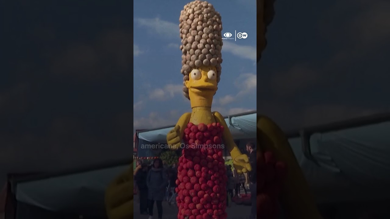 Festival traz esculturas de abĂłboras de figuras famosas