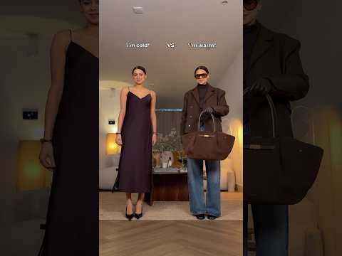 How to style your dress in Winter 🤍❄️ | YES or NO to this look? | #fashion #outfitideas