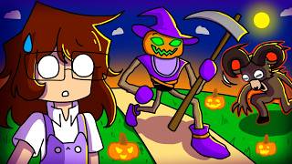 🌲 TEMOS QUE AJUDAR O MONSTRO DO HALLOWEEN NO 99 NOITES NA FLORESTA!