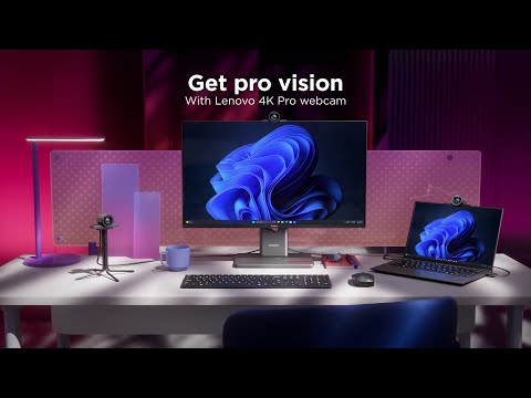Lenovo 4K Pro Webcam Product Tour