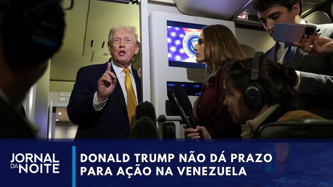 Donald Trump não dá prazo para ação na Venezuela