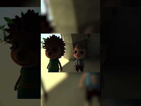 The Ball Flew Into the Cave and There are the Eyes! ...Frogs | Funny Short Cartoon For Kids