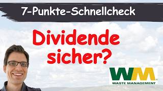 Waste Management Aktienanalyse 2026: Wie sicher ist die Dividende? Jetzt günstig?