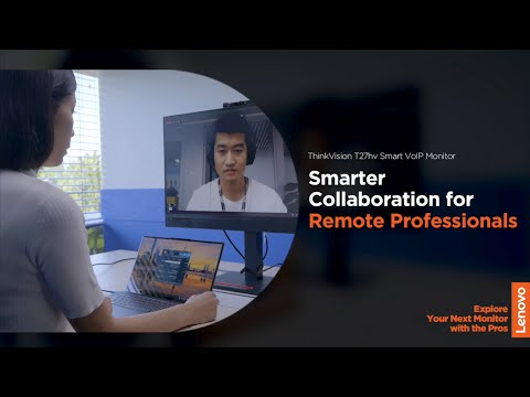 ThinkVision T27hv Smart VoIP Monitor: PM Deep Dive | Unboxing and Review