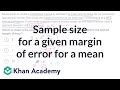 Understanding Confidence Intervals and Sample Size