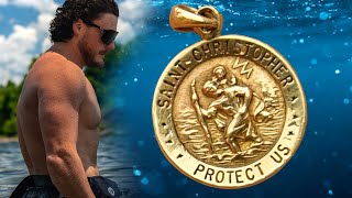 I Found a 1967 Gold Pendant Lost Underwater for 7 Days! (Returned to Owner)
