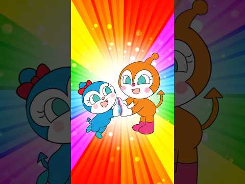 ❤️➕💙混ぜたら何色なるかな? #創作 #アンパンマン #恋愛 #胸キュン