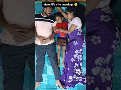 Men's Life After Marriage😥 wait end 🤣♥️ #shots #trending #viralvideo #couplegoals #SVThalasserycoupl