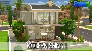 The Sims 4 House Building - Modern Spring | Speed Build