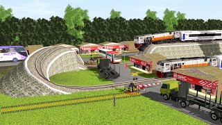 Perlintasan Kereta Api Paling Sibuk‼️ PART 1