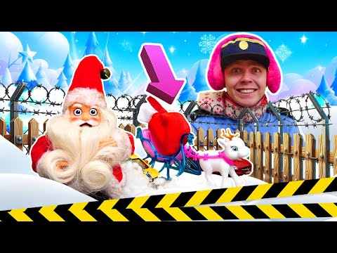 Le traîneau du Père Noël est à la fourrière! 🦌🎅 Jeux aveс voitures pour les petits