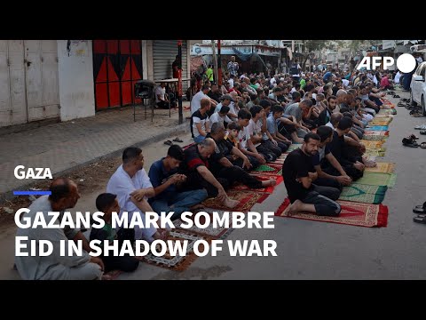Gazans mark sombre Eid in shadow of war | AFP