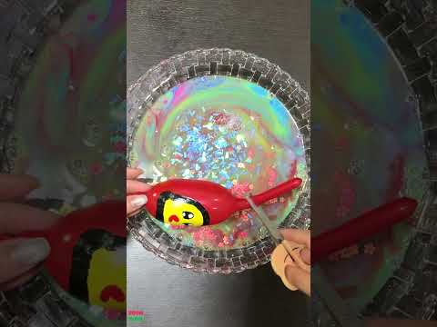 MAKING SLIME WITH PIPING BAG VS BALLOON #shorts