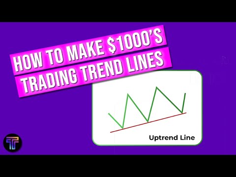 How to Make $1000's Trading Trend Lines!