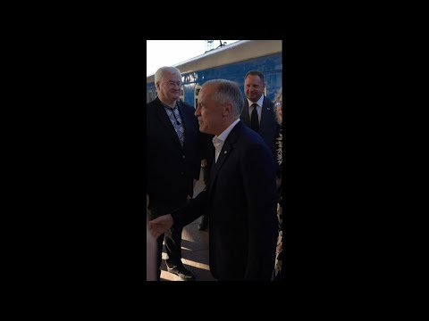 Canadian PM arrives in Kyiv for Ukrainian independence day | AFP