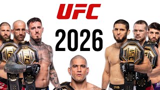 My Official UFC Predictions For 2026 (WILL COME TRUE)