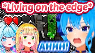 Suisei Turns Holo Minecraft Event Into An *ACTION MOVIE!* ft. Nene & S