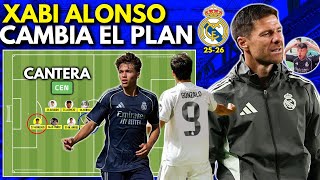 ASÍ CAMBIA el PLAN de XABI ALONSO en el REAL MADRID 25-26 (Cantera)