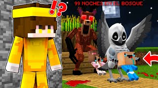 ¡99 Noches en el Bosque ATRAPARON a mis AMIGOS en Minecraft! 😭