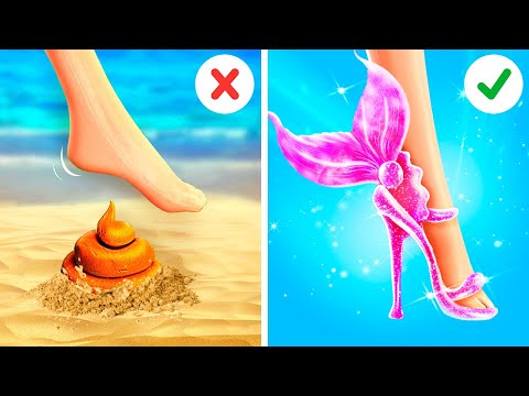 Beach Day with Barbie: Mermaid Makeover! 💖🧜‍♀️