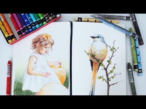 Closing my Patreon account // Neocolor II sketch