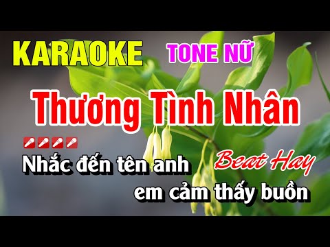 Karaoke Thương Tình Nhân Tone Nữ Nhạc Sống | Nguyễn Linh
