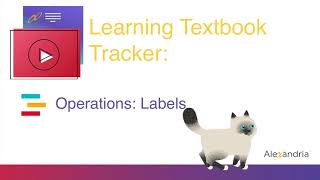 Textbook Tracker: Labels