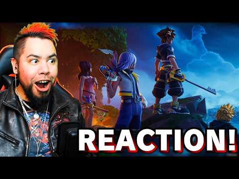 THE KINGDOM HEARTS x FORTNITE is BIGGER &amp; BETTER Than I EXPECTED! FULL REACTION