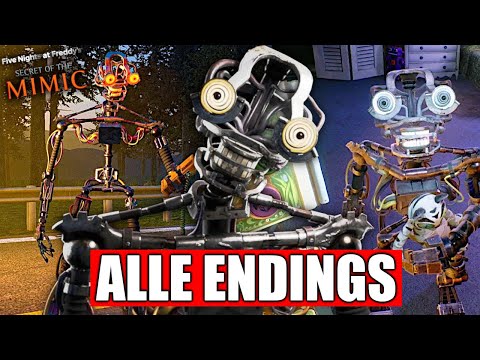 ALLE ENDINGS ERKLÄRT ! - FNAF: Secret of the Mimic