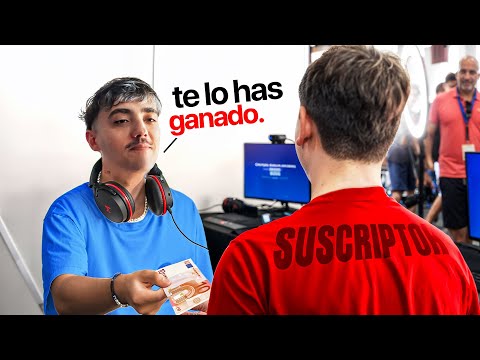 1VS1 contra SUSCTIPTORES en la Vida Real (si me ganan les doy dinero)