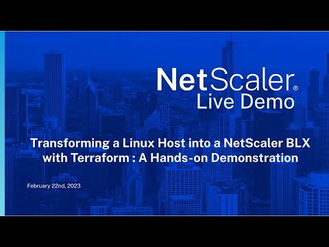 Transforming a Linux Host into a NetScaler BLX with Terraform: A Hands-On Demonstration