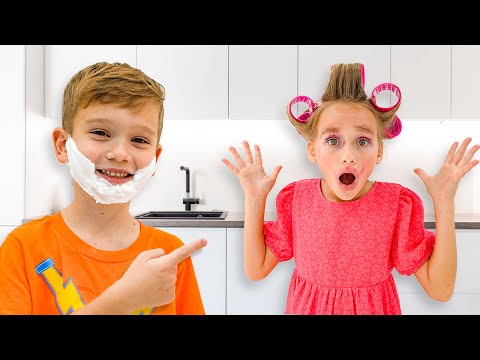 Les enfants se prennent pour des adultes - Histoires de jouets amusantes