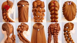 So Pretty! TOP 10 Easy Wedding Guest & Formal Hairstyles | Half Up Half Down Braid Looks