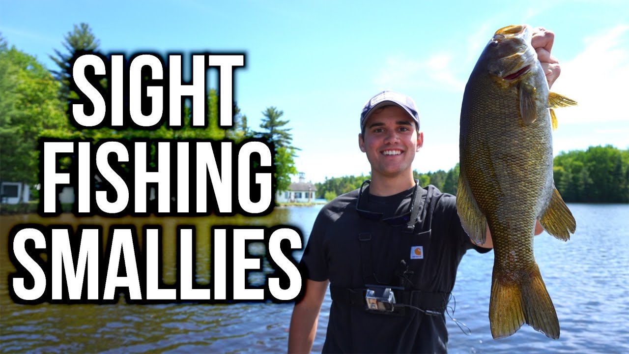 Sight Fishing BIG Bass in Clear Water - VLOG