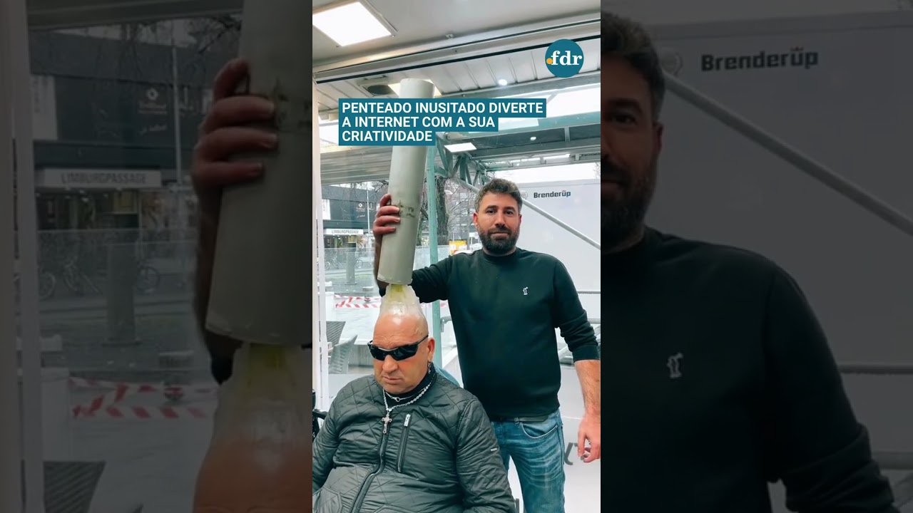😂 Penteado inusitado vira sensação nas redes