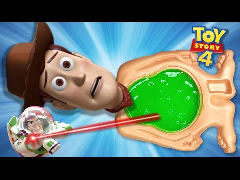 Disney Pixar Toy Story 4 Sheriff Woody Gets Slime Belly Full of Surprises