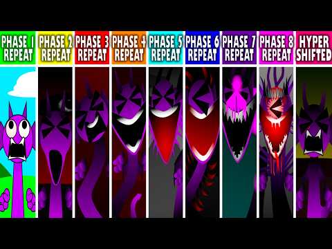 Sprunki PHASE 1-2-3-4-5-6-7-8 But Everyone Is REPEAT After HYPER SHIFTED PHASE 3