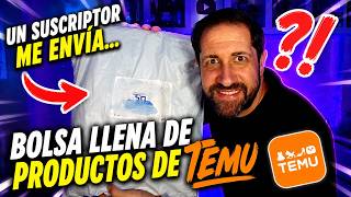 Un SUSCRIPTOR me envía una bolsa llena de productos de TEMU 😱📦