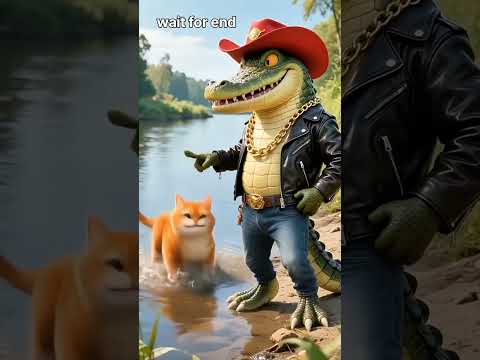 मगरमच्छ और बिल्ली की 🤣🤣#कार्टून #viralvidio#tranding#short#viralshort#tranding #cartoon #apna #carto