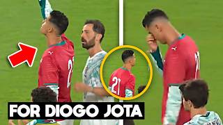 Cristiano Ronaldo wears Diogo Jota's Shirt after Win against Croatia 😢❤️