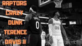 CRAZY DUNK BY TERENCE DAVIS (Warriors V.S Raptors)
