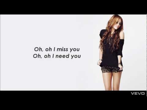 Miley Cyrus - Stay ( Lyrics)