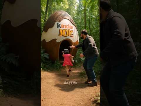 Исследуем домик Kinder Joy!#shortvideo