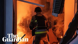 YouTube video thumbnail: Hundreds of Russian Strikes Across Ukraine Kill at Least 14 People